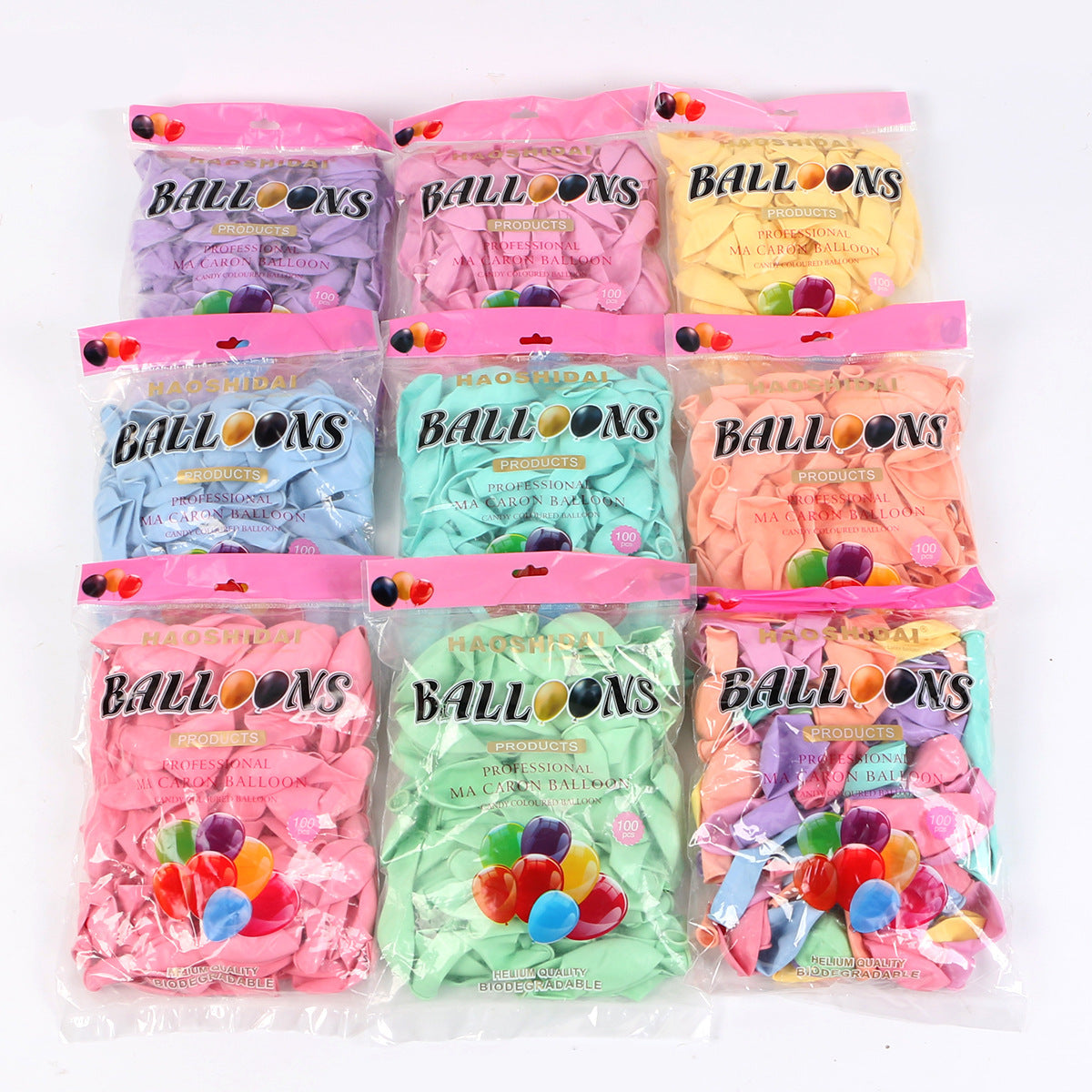 Candy Me Color Latex Balloons (100)
