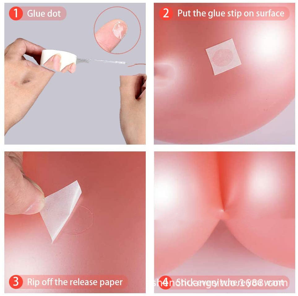 Balloon Garland and Glue Dot Strips