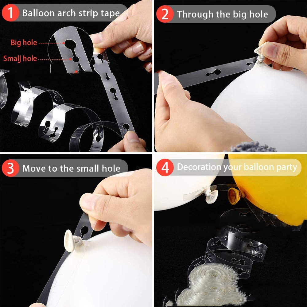 Balloon Garland and Glue Dot Strips