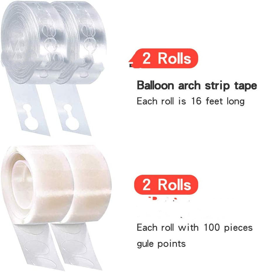 Balloon Garland and Glue Dot Strips