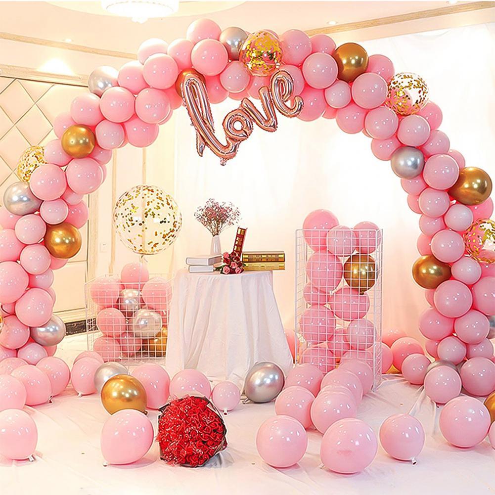 Balloon Arch With Fiber Pole Water Bag Base Display Stand