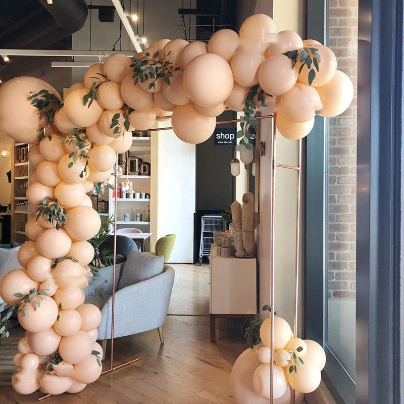 Red Macaron & Maca Orange Balloons